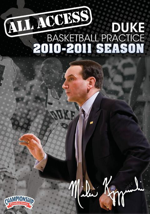 All Access Duke Basketball Practice (2010-11) by Mike Krzyzewski Instructional Basketball Coaching Video