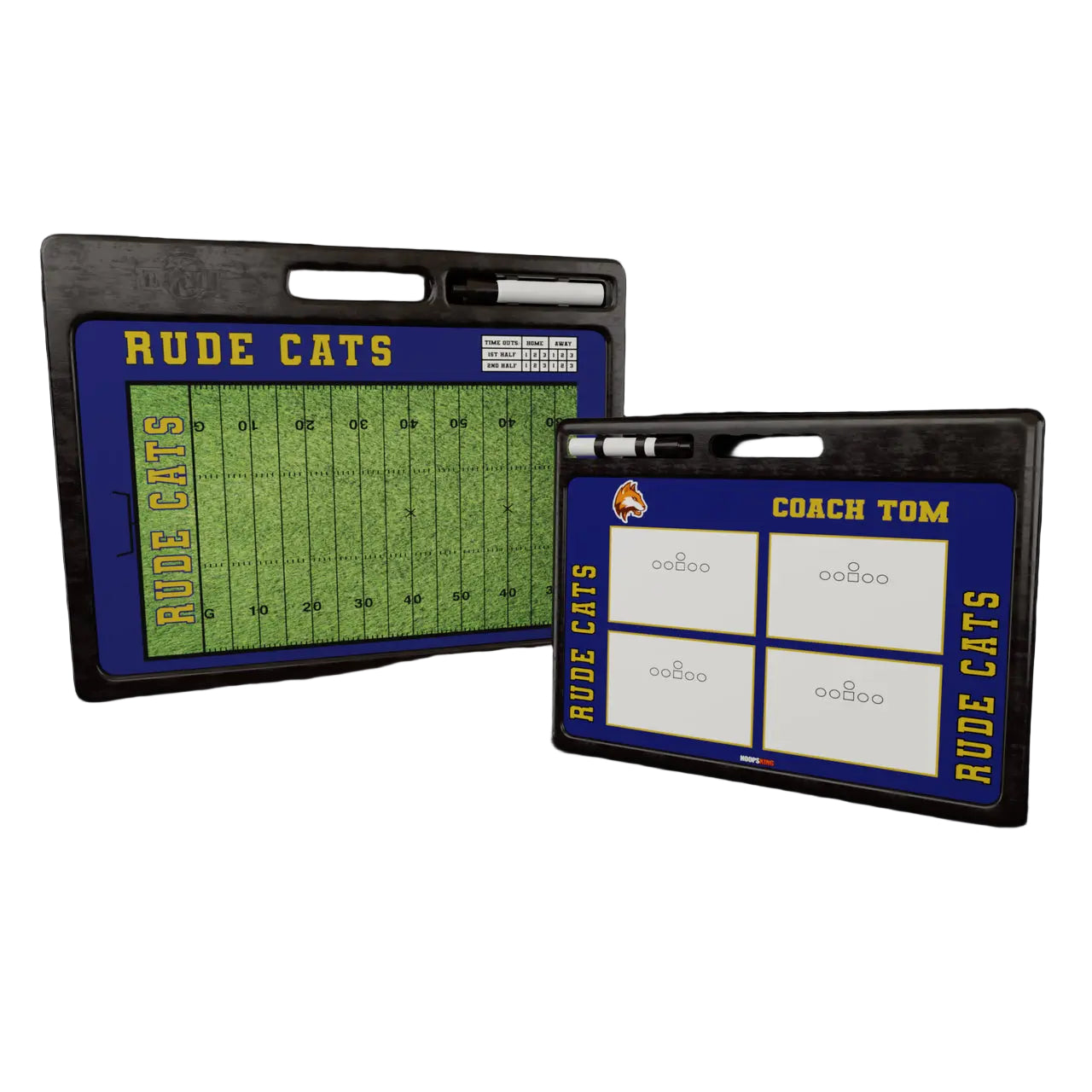 custom handle football clipboard