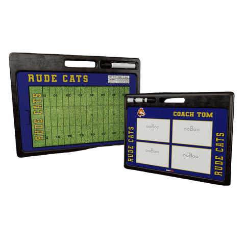 Custom Pro Football Whiteboard -w Handle | 2 Sided