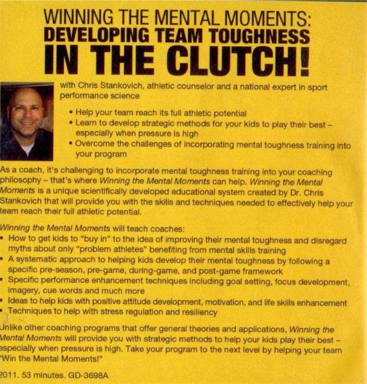 (Rental)-Winning The Mental Moments: Developing Team Toughness In The Clutch!