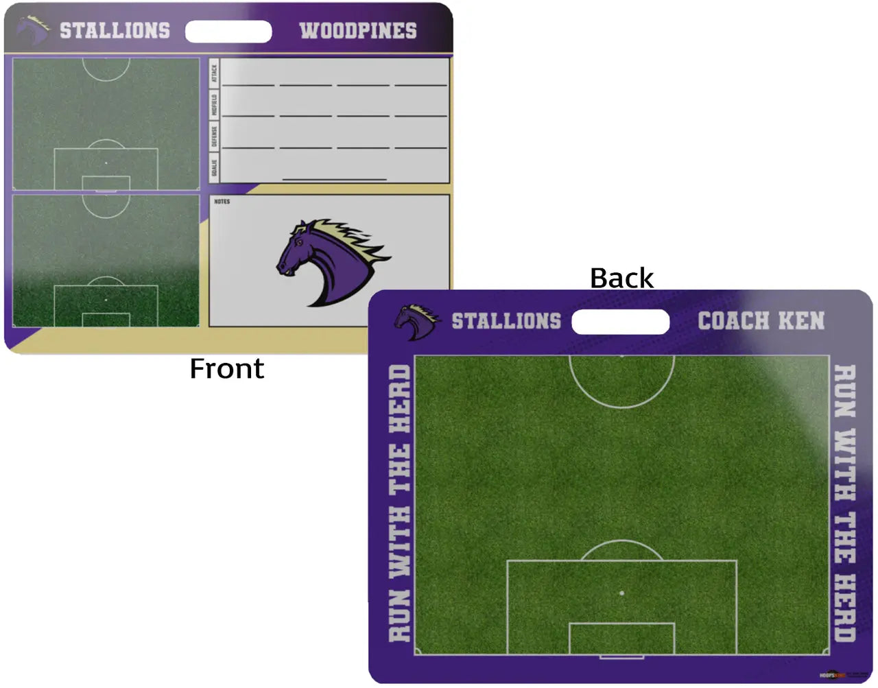 Custom Dry Erase Soccer Coaching Board Gift for Coach