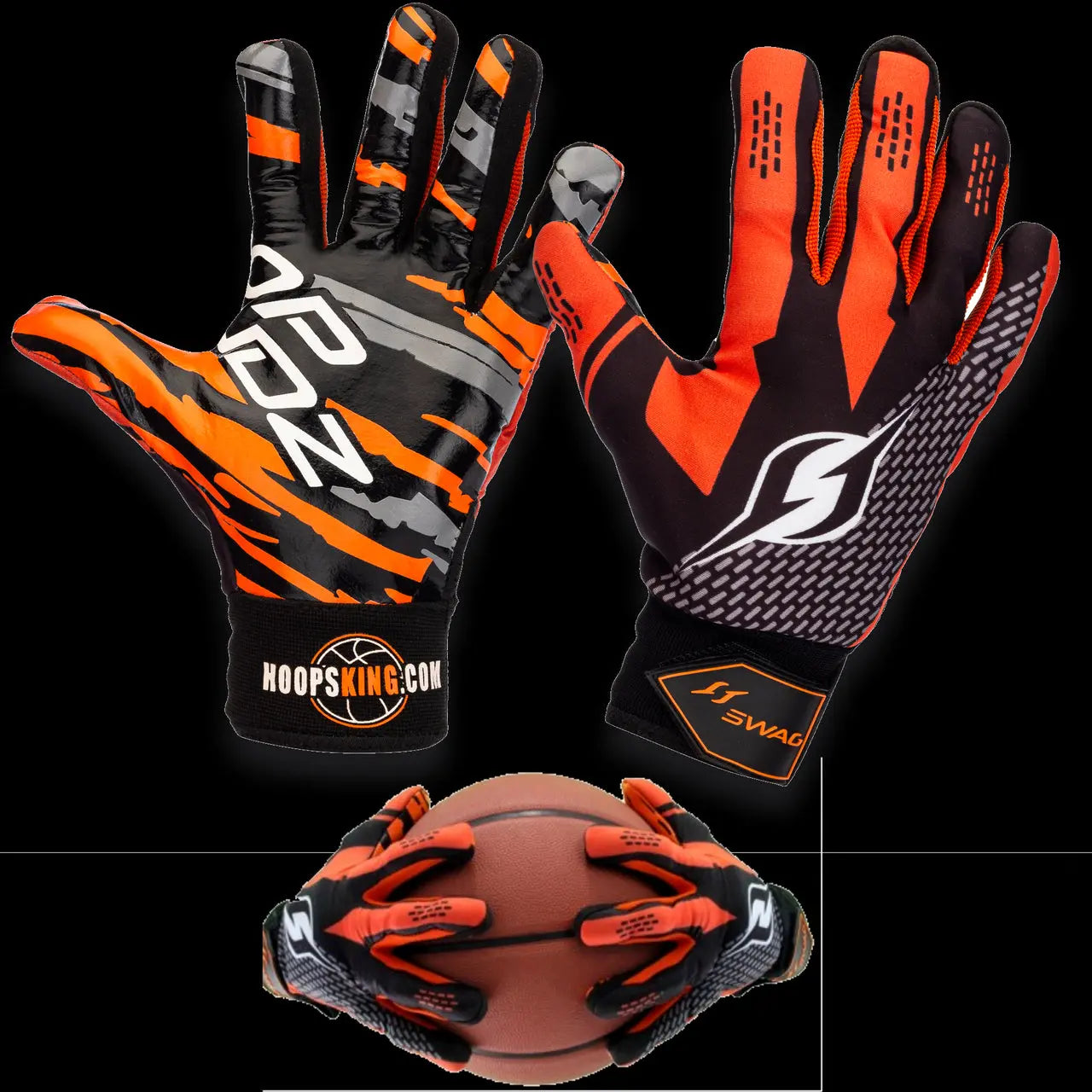handschuhe basketball Hoop Handz Weighted Basketball Anti-Grip Training Gloves, Extra Large