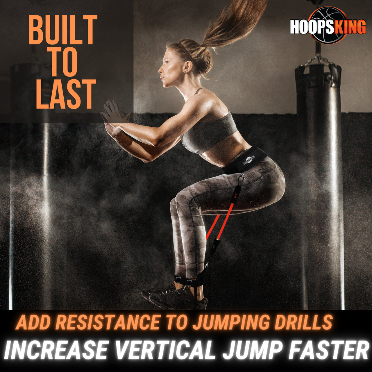 vertical jump plyo box drills resistance bands