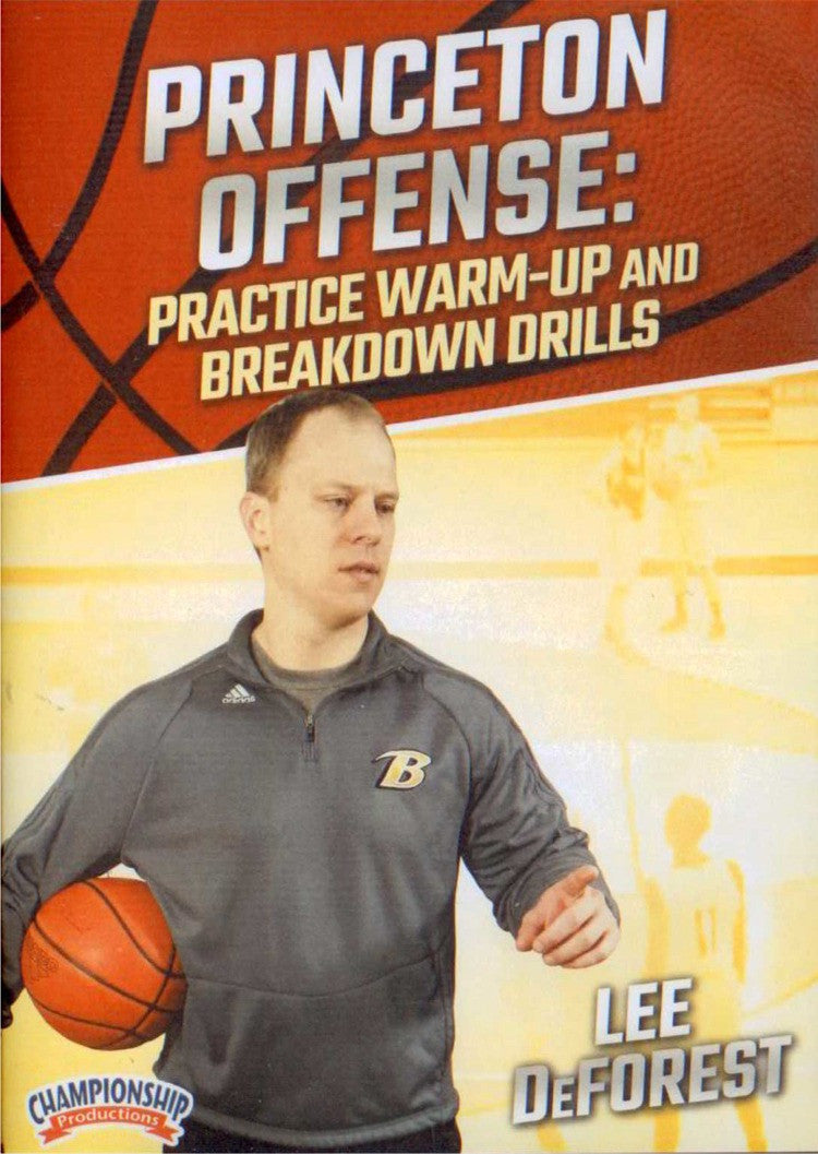 Princeton Offense: Practice Warmup & Breakdown Drills by Lee Deforest Instructional Basketball Coaching Video