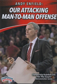 Thumbnail for Our Attacking Man to Man Offense by Andy Enfield Instructional Basketball Coaching Video