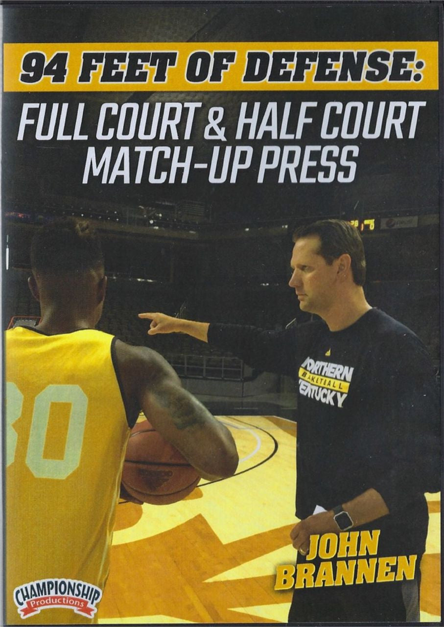 Full Court & Half Court Match Up Press by John Brannen Instructional Basketball Coaching Video