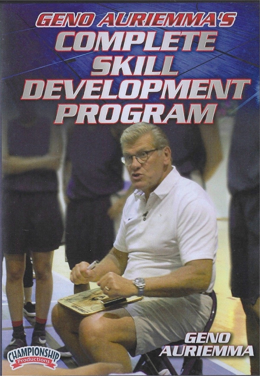 Geno Auriemma's Complete Skill Development Program by Geno Auriemma Instructional Basketball Coaching Video