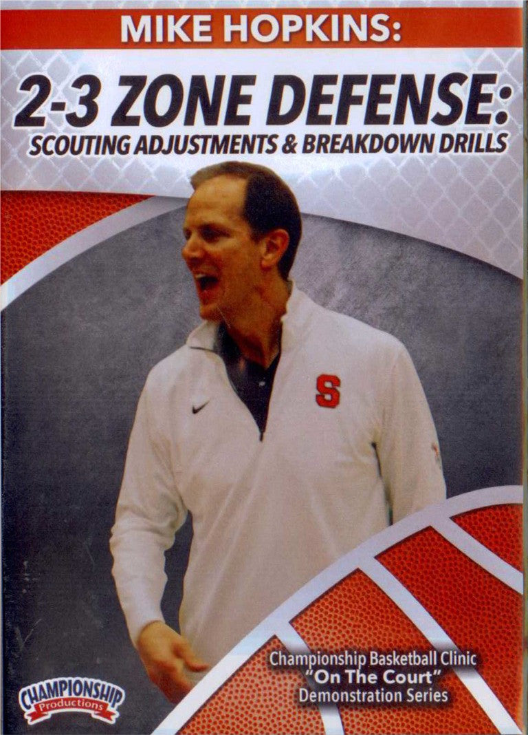 2-3 Zone Defense Scouting Adjustments & Breakdown Drills by Mike Hopkins Instructional Basketball Coaching Video