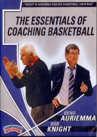 Thumbnail for Auriemma & Knight: Essentials Of Coaching Basketball by Geno Auriemma Instructional Basketball Coaching Video