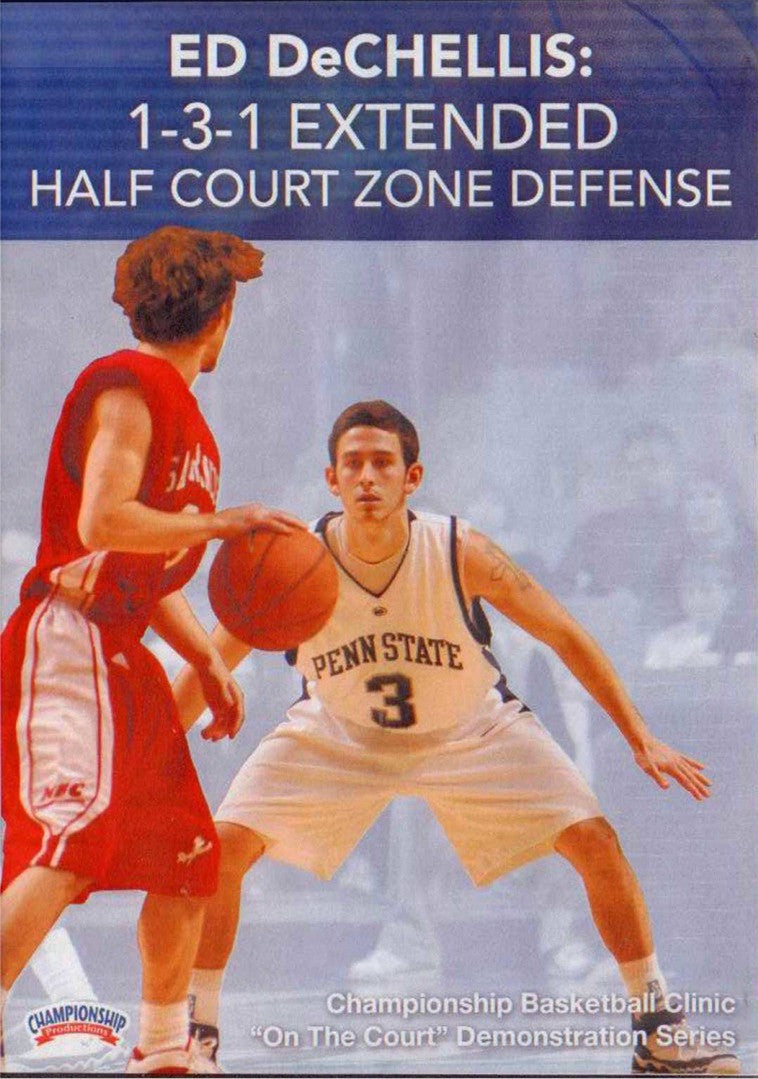 Ed Dechellis: 1--3--1 Extended Half Court Zone by Ed DeChellis Instructional Basketball Coaching Video