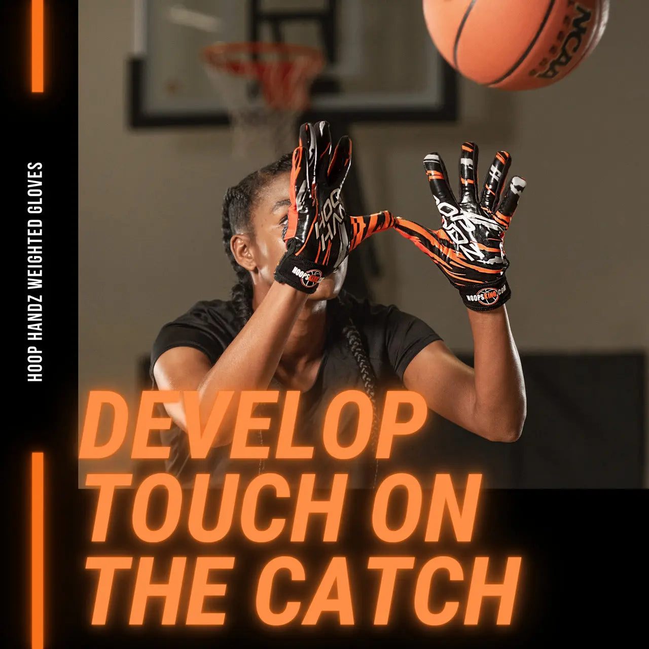 Hoop Handz Weighted Basketball Anti-Grip Training Gloves – HoopsKing