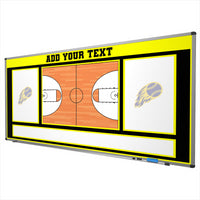 Thumbnail for Custom Wall Mounted Basketball locker room dry erase board large