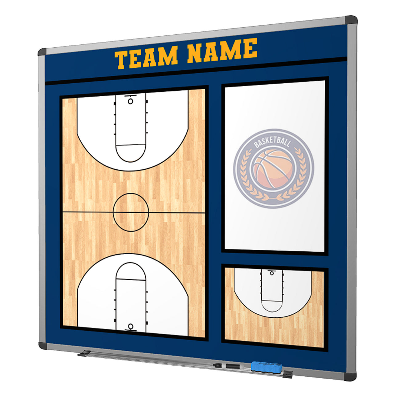 Custom Wall Mounted Basketball locker room coaching board