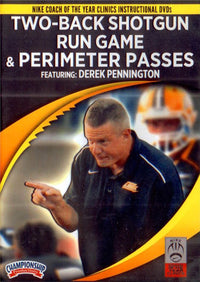 Thumbnail for Two Back Shotgun Run Game & Perimeter Passes by Derek Pennington Instructional Basketball Coaching Video