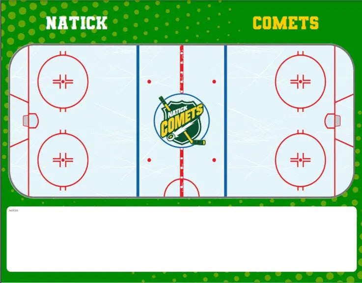 Custom Hockey Coaching Clipboard Gift