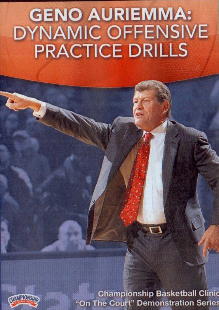 Dynamic Offensive Practice Drills by Geno Auriemma Instructional Basketball Coaching Video