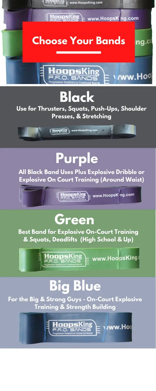 HoopsKing PRO Resistance Training Bands
