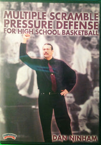 Thumbnail for Multiple Scramble Pressure Defense For High School by Dan Ninham Instructional Basketball Coaching Video