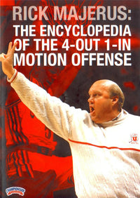 Thumbnail for Rick Majerus: The Encyclopedia Of The 4--out--1--in by Rick Majerus Instructional Basketball Coaching Video