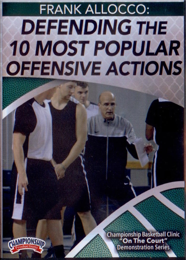 Defending The 10 Most Popular Offensive Actions by Frank Allocco Instructional Basketball Coaching Video
