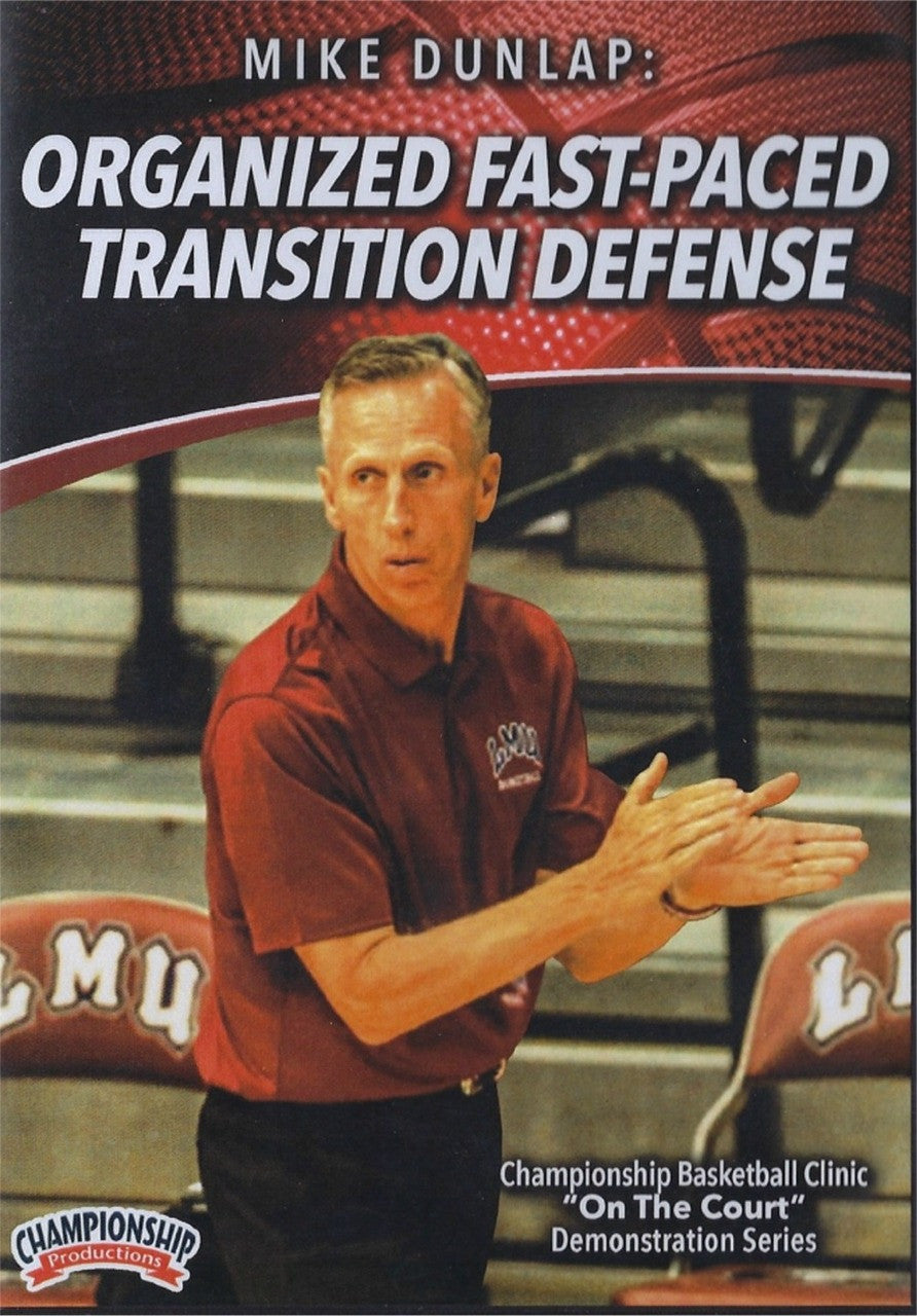 Organized Fast Paced Transition Defense by Mike Dunlap Instructional Basketball Coaching Video