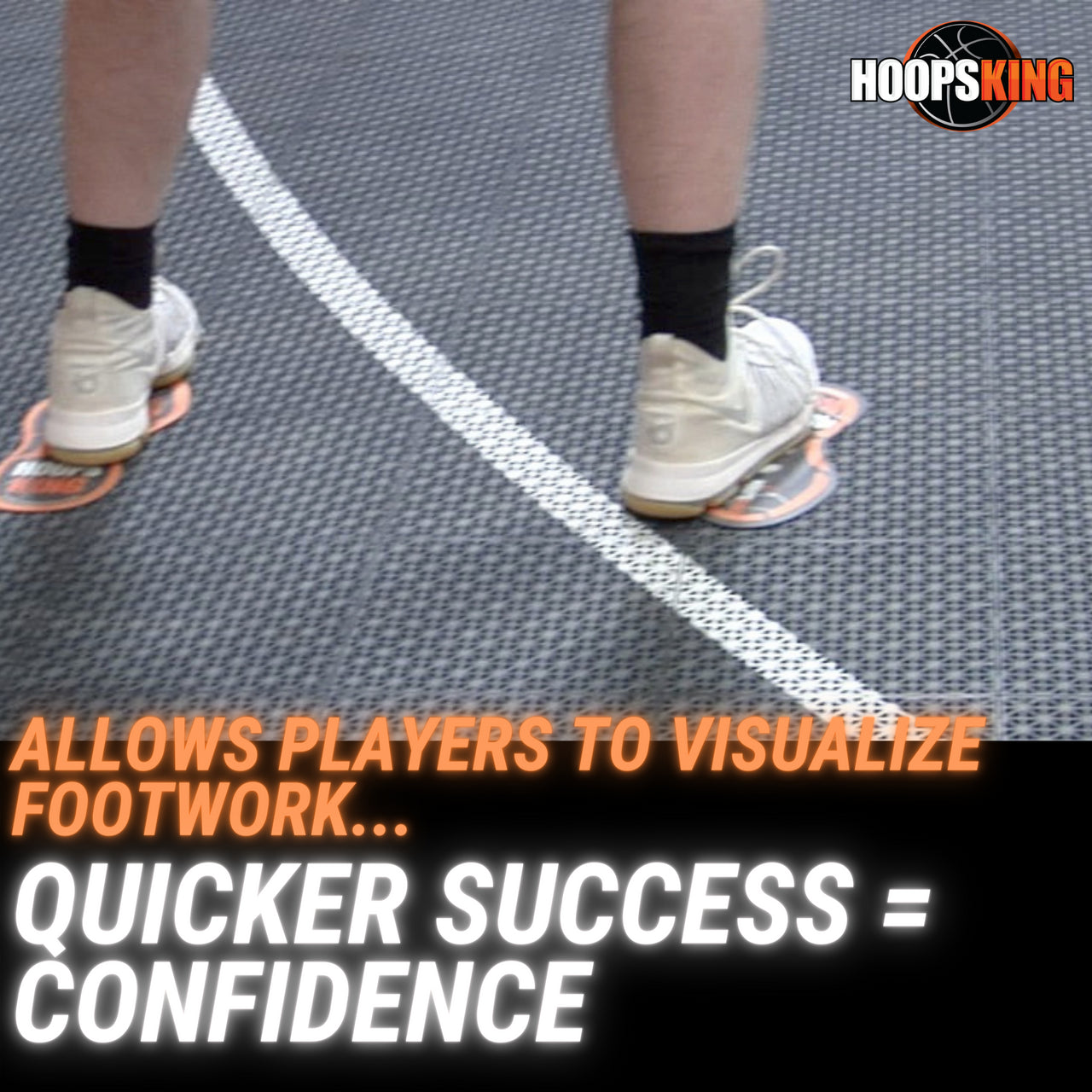 basketball footwork mat to learn new moves