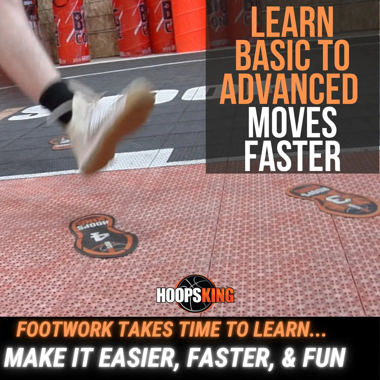 basketball footwork mat steps feet