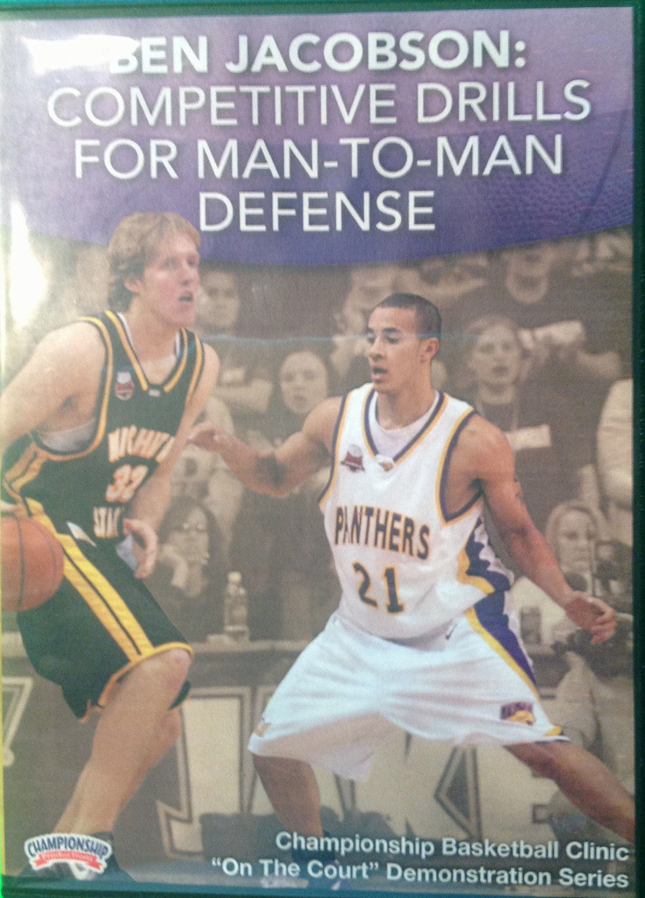 Competitive Drills For Man--to--man Defense by Ben Jacobson Instructional Basketball Coaching Video