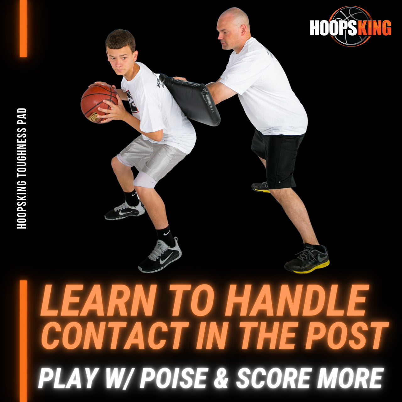 Almohadilla de entrenamiento de dureza de baloncesto HoopsKing 