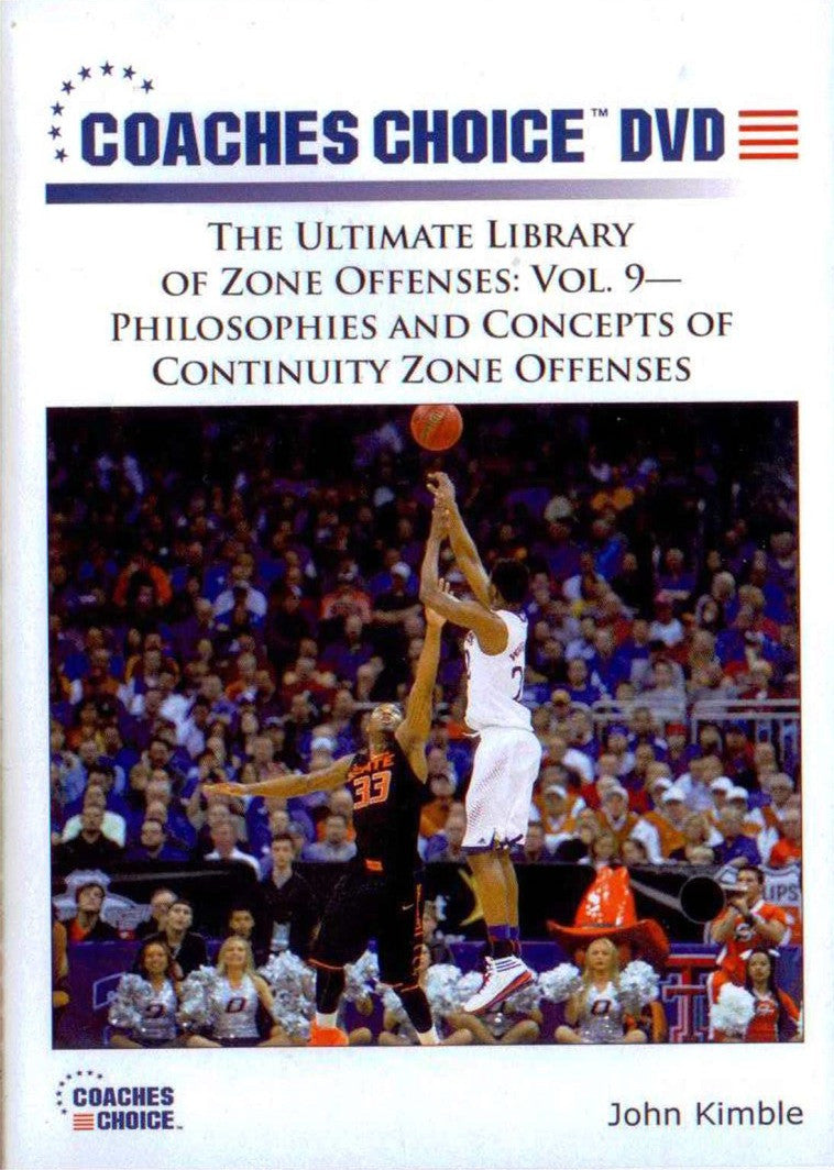 Philosophies & Concepts Of Continuity Zone Offenses by John Kimble Instructional Basketball Coaching Video