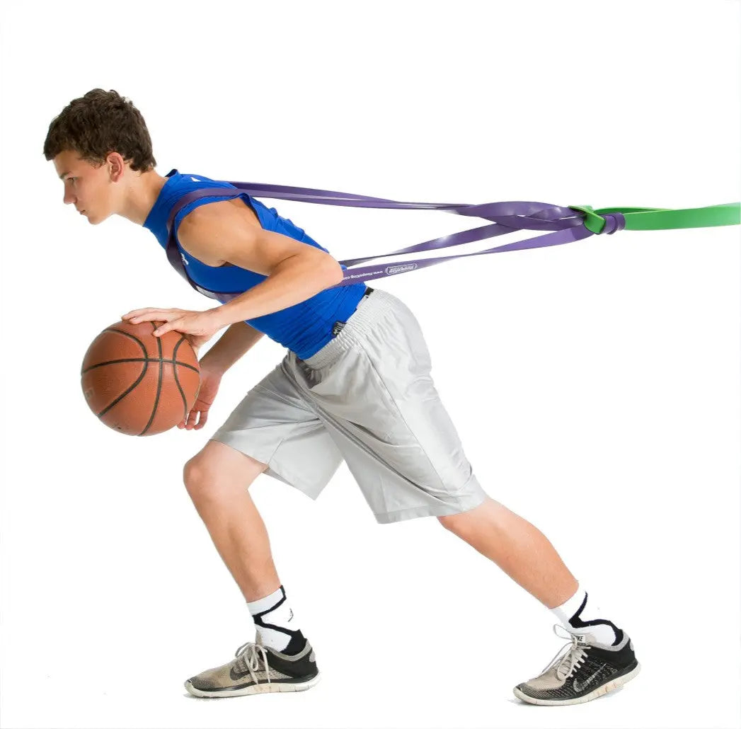 P.R.O. Basketball Resistance Band - side - dribble