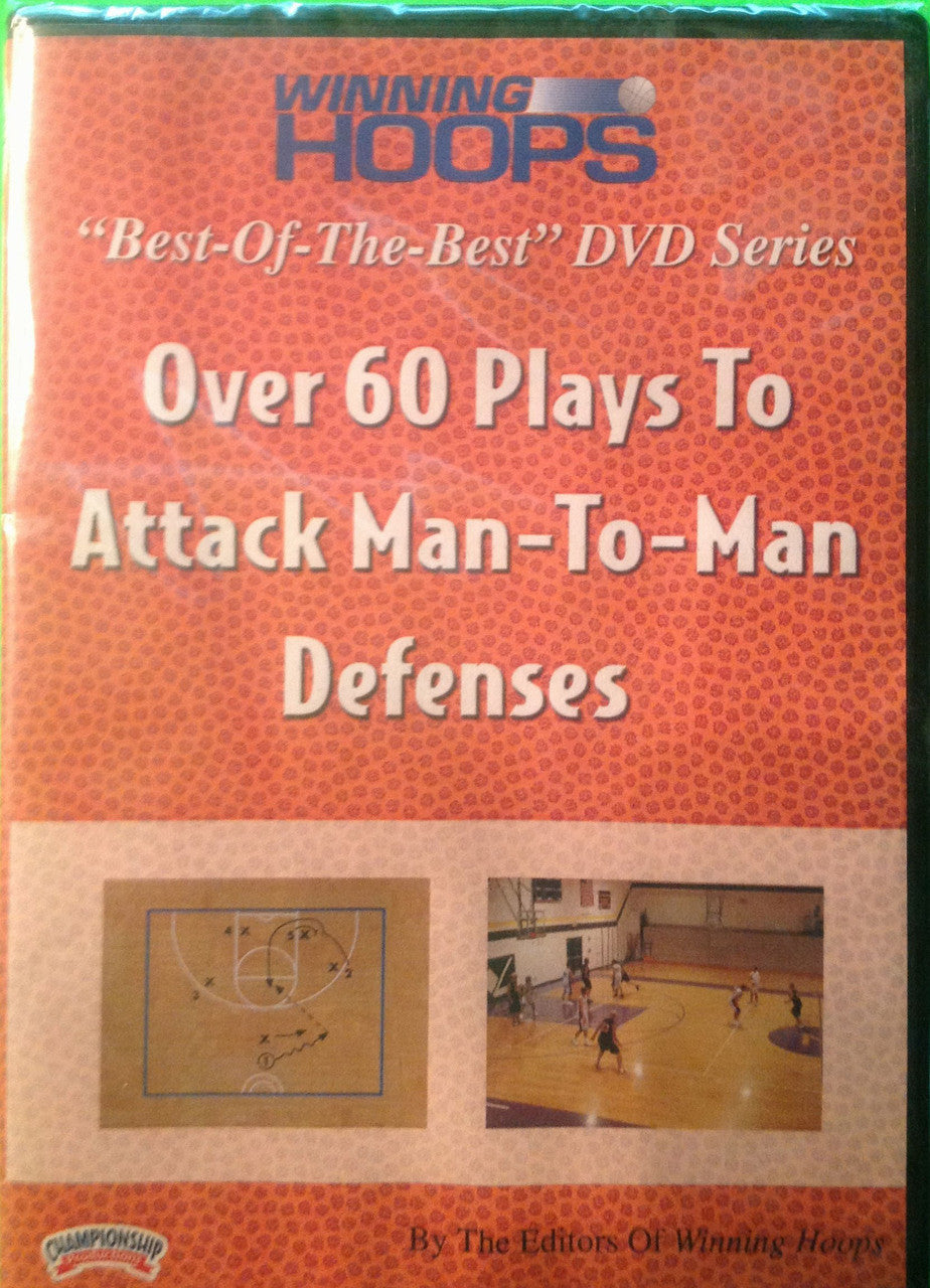 Over 60 Plays To Attack Man-to-man Defenses by Winning Hoops Instructional Basketball Coaching Video
