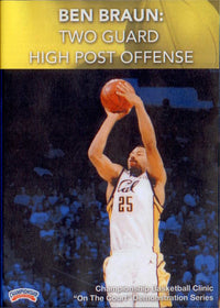 Thumbnail for Two Guard High Post Offense by Ben Braun Instructional Basketball Coaching Video