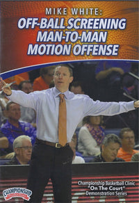 Thumbnail for Off Ball Screening Man to Man Motion Offense by Mike White Instructional Basketball Coaching Video