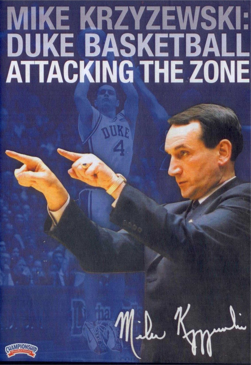 Duke Basketball Attacking The Zone by Mike Krzyzewski Instructional Basketball Coaching Video