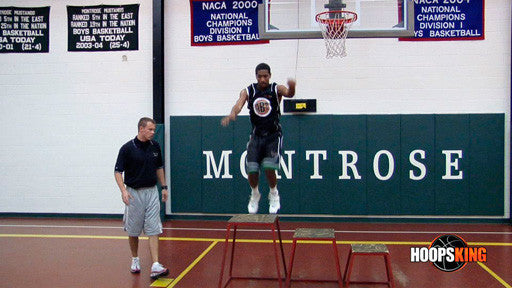 Wearing the bands while doing plyometrics will increase your vertical jump more than just doing body weight.
