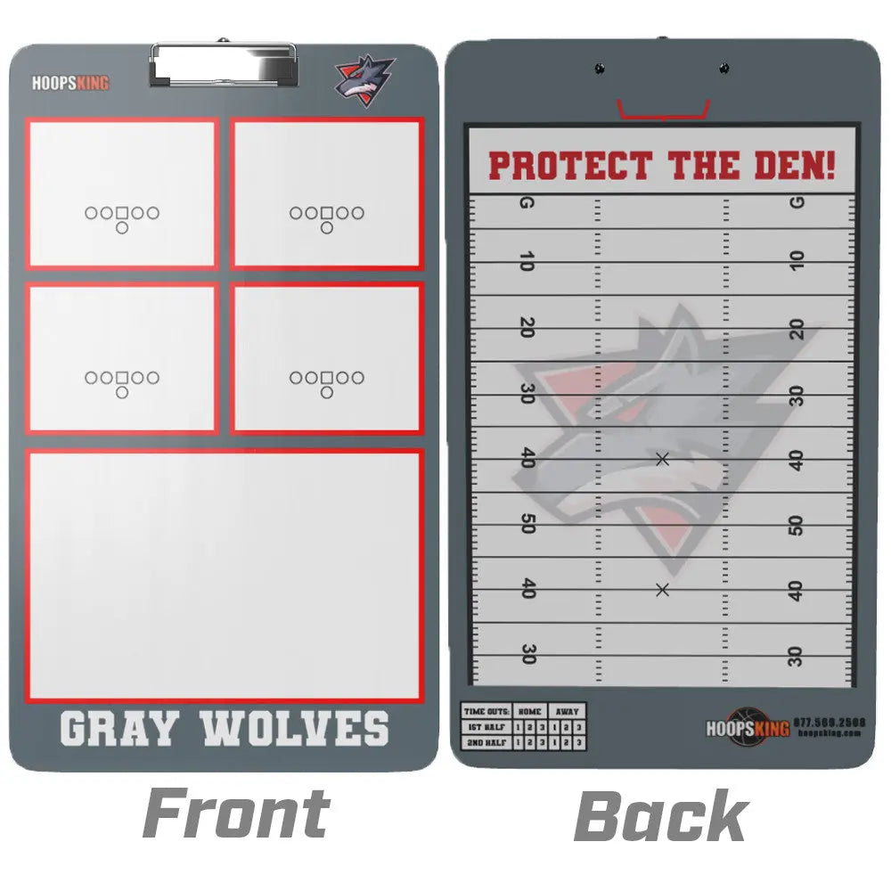 Custom Football Coaching Dry Erase Board | Coaching Gift HoopsKing