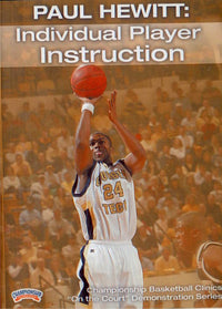 Thumbnail for Individual Player Instruction by Paul Hewitt Instructional Basketball Coaching Video
