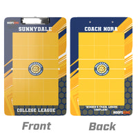 Thumbnail for custom volleyball coaching clipboard marker board