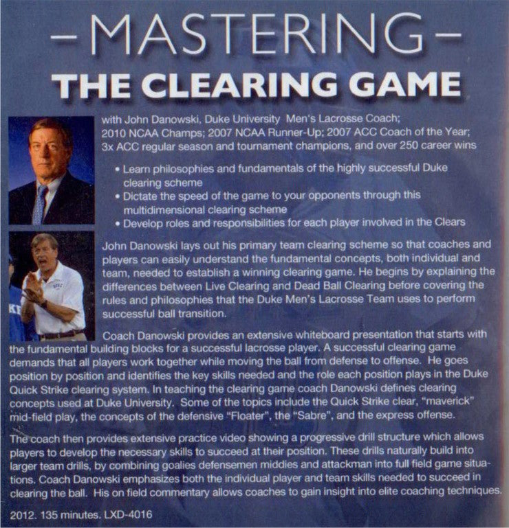 (Rental)-Mastering the Clearing Game