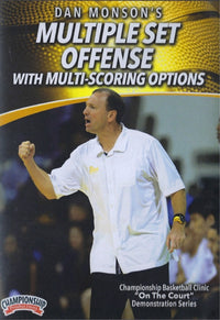 Thumbnail for Multiple Set Offense With Multi-scoring Options by Dan Monson Instructional Basketball Coaching Video