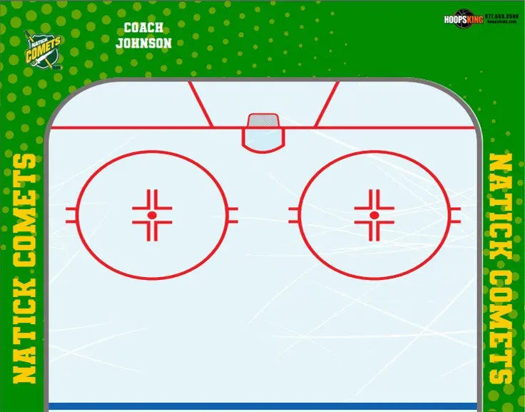 23 X 18 Custom Hockey Coaching Board HoopsKing