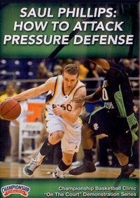 Thumbnail for How To Attack Pressure Defense by Saul Phillips Instructional Basketball Coaching Video