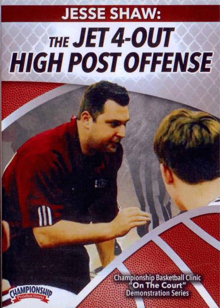 The Jet 4-out High Post Offense by Jesse Shaw Instructional Basketball Coaching Video