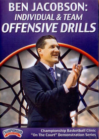 Thumbnail for Individual & Team Offensive Drills by Ben Jacobson Instructional Basketball Coaching Video
