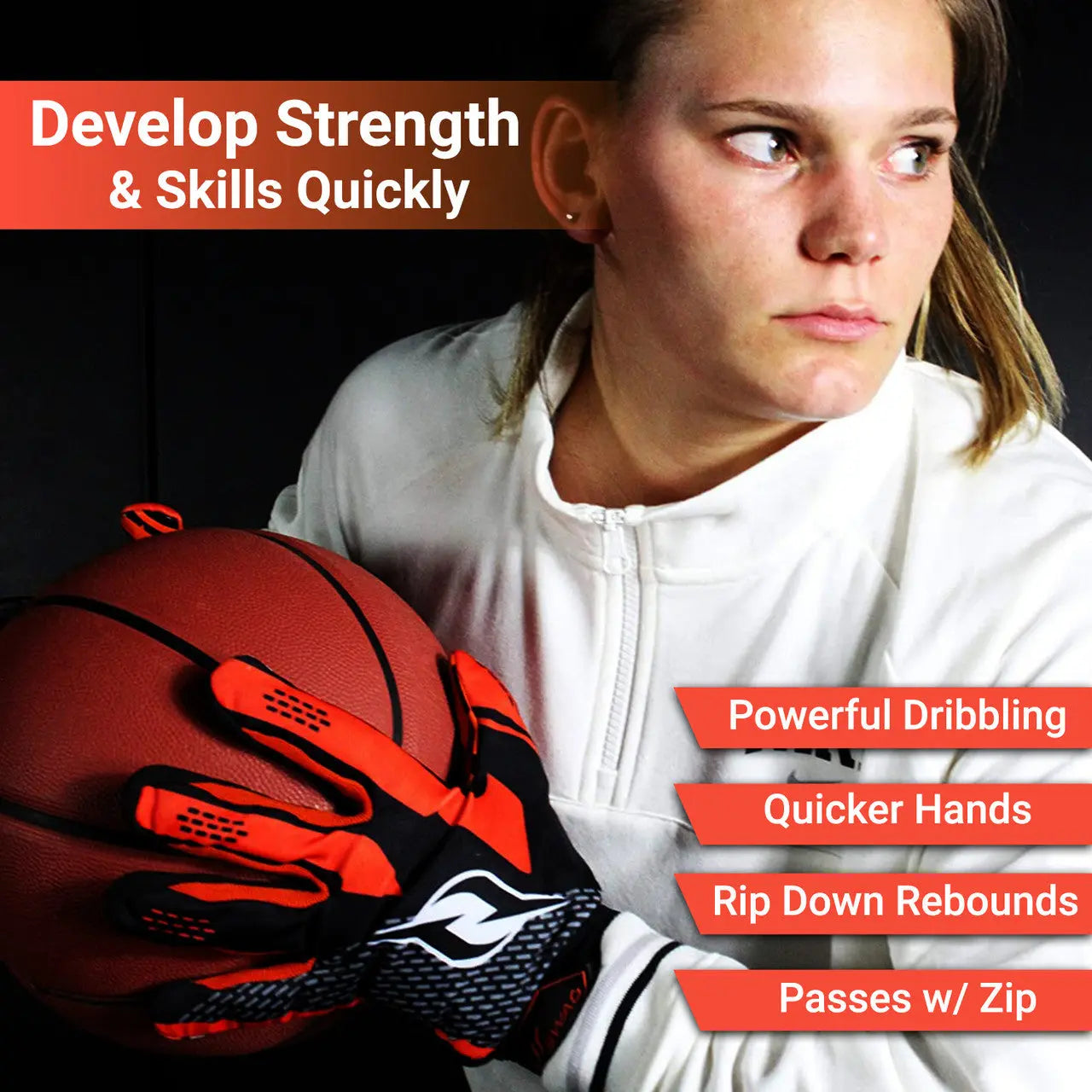 Hoop Handz Weighted Basketball Anti-Grip Training Gloves – HoopsKing