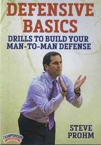 Thumbnail for Defensive Basics Drills To Build Your Man To Man Defense by Steve Prohm Instructional Basketball Coaching Video