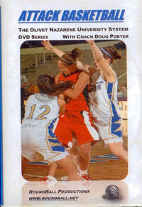 Thumbnail for Attack Basketball:  Olivet Nazarene System by Doug Porter Instructional Basketball Coaching Video