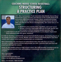Thumbnail for (Rental)-COACHING MIDDLE SCHOOL BASKETBALL: STRUCTURING A PRACTICE PLAN (CAMMARANO)
