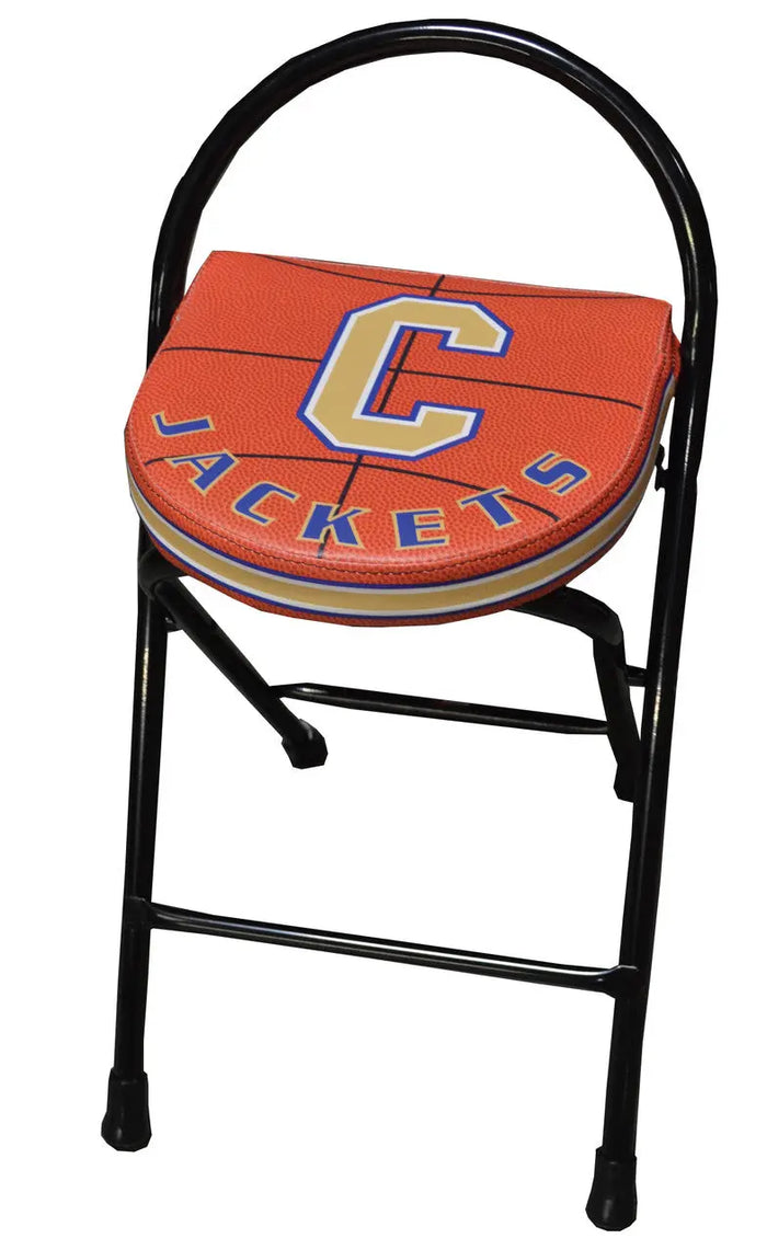 Digitally Printed Locker Room Stools high school sports